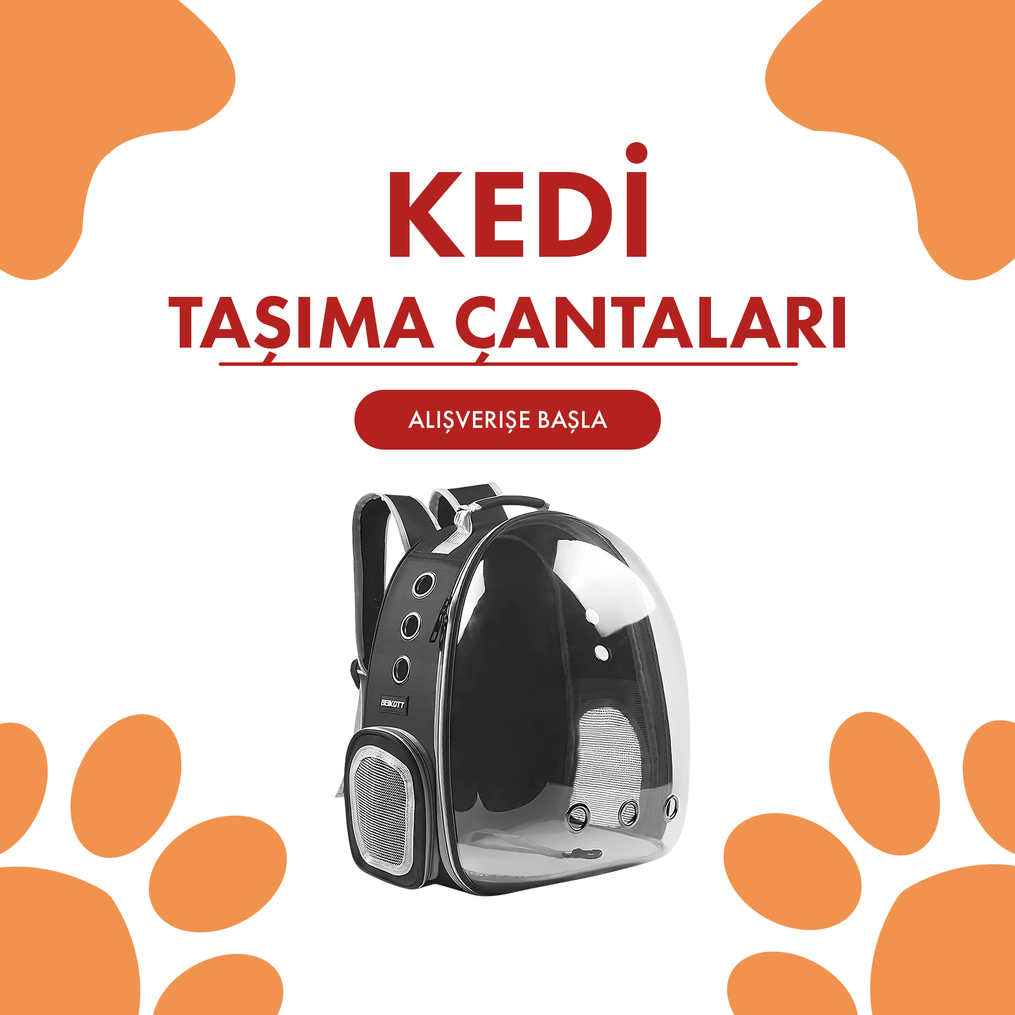 Kedi Taşıma Çantaları